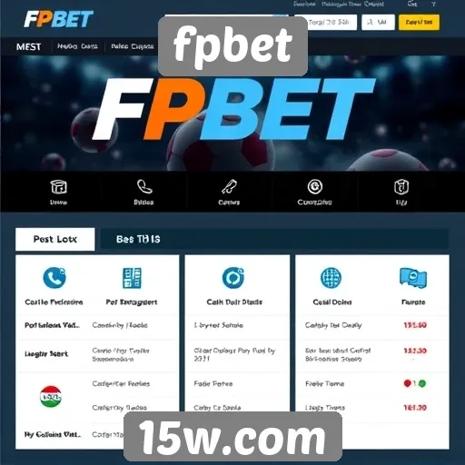 Avaliação das funcionalidades do site fpbet